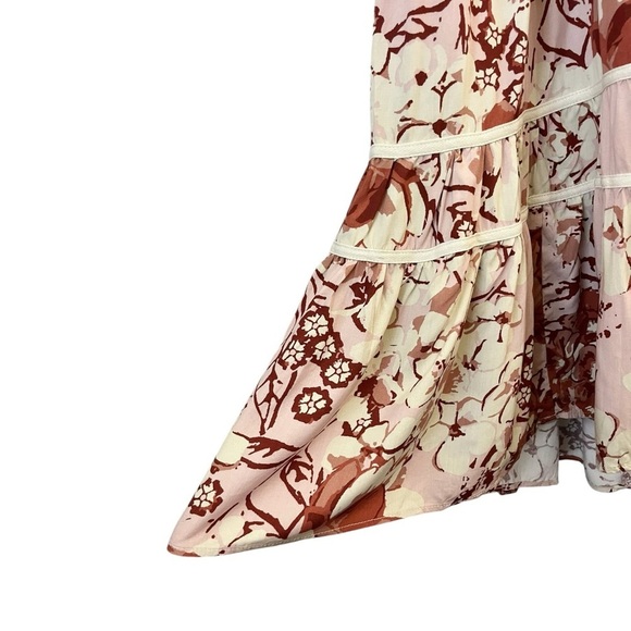 JOYFOLIE Mia Joy Girls Size 12 Irvette Pink Floral Maxi Boho Sleeveless Dress - Picture 6 of 9